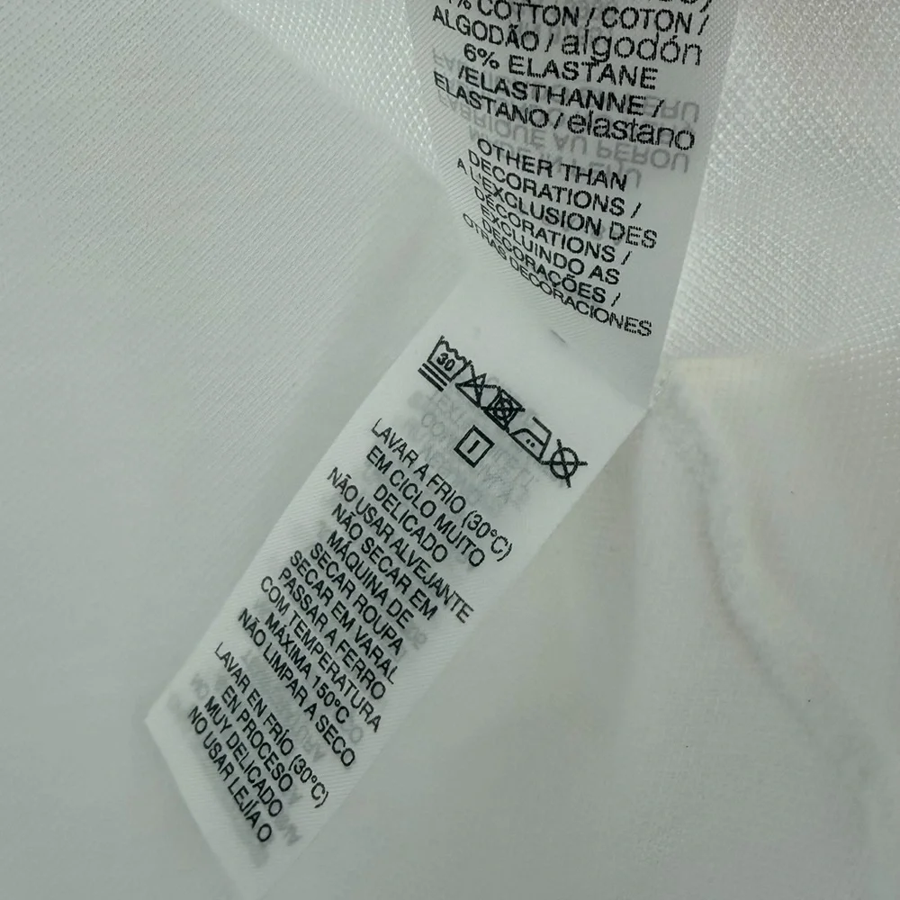 Lacoste Kids Classic White Polo Shirt